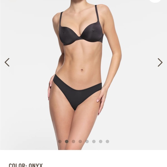 SOLD OUT Skims Push Up Nipple Bra 34DD Onyx NWT - Picture 2 of 5